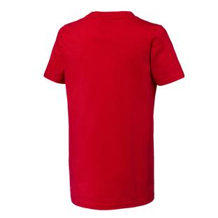 T-shirt Rouge Garçon Puma Shield vue 2