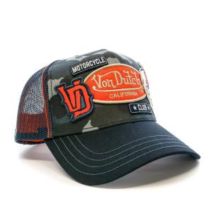 Casquette Marine/Rouge Homme Von Dutch Casquette PATCHES02 vue 2