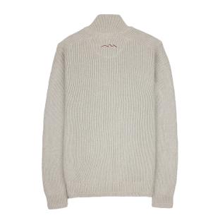 Pull 1/2 Zip Beige Homme Teddy Smith Pharcour vue 2