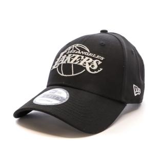 Casquette Noir Homme New Era Nba Essential Outline Los Angeles Lakers pas cher