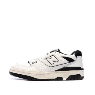 Baskets Blanche/Noir Homme New Balance 550 pas cher