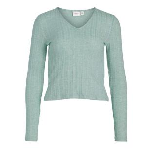 Pull Vert Femme Vila Fliva pas cher