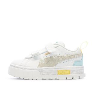 Baskets Blanches Fille Puma Mayze Daisy pas cher