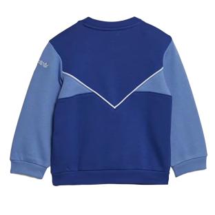 Survêtement Bleu Garçon Adidas Crew Set vue 2