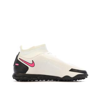 Chaussures de Foot Blanches Junior Nike Phantom GT Club DF TF vue 2