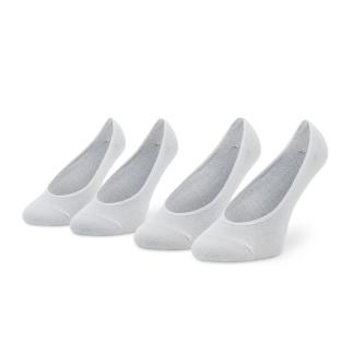 X2 Paires de Chaussettes Blanches Femme Puma Footie pas cher