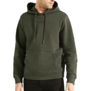 Sweat à Capuche Kaki Homme Guess Roy pas cher