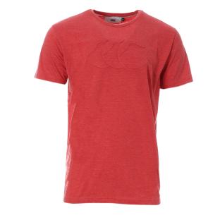 T-shirt Rouge Homme Canterbury E54HE10 pas cher