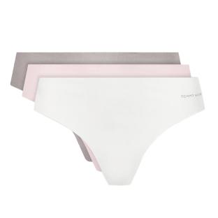 X3 Tangas Blanc/Mauve/Rose Femme Tommy Hilfiger Underwear pas cher