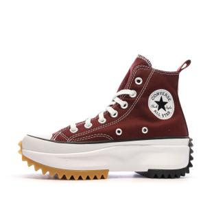 Baskets Bordeaux Femme Converse Run Star Hike Platform pas cher