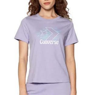T-shirt Mauve Femme Converse 3219 pas cher