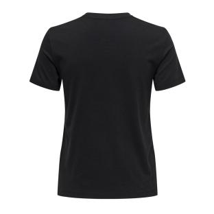 T-shirt Noir Femme Only Lima vue 2