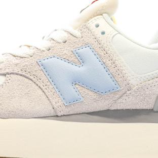 Baskets Compensé Beige/Bleu Femme New Balance 574 vue 7