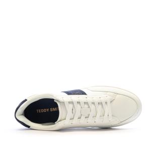 Baskets Blanc/Marine Homme Teddy Smith 78850 vue 4