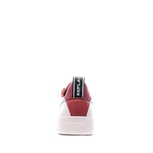 Baskets Blanches/Rouge  Homme Replay Polaris vue 3