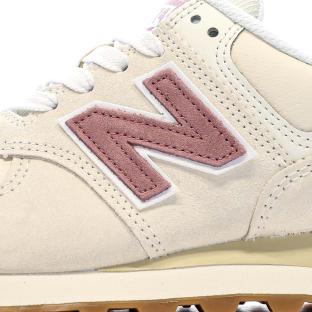 ML574 Baskets Beige/Rose Homme New Balance vue 7