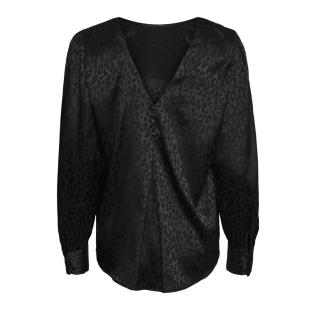 Blouse Noire Femme Vero Moda Elotta vue 2