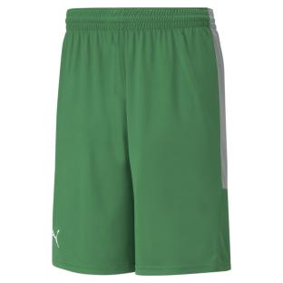 Short basketball Vert/Gris Homme Puma Game pas cher