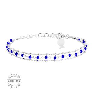 Bracelet Multi Chaînes Marine Clio Blue Noemie pas cher