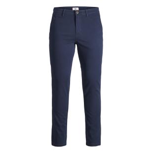 Pantalon chino Marine Homme Jack & Jones Marco pas cher