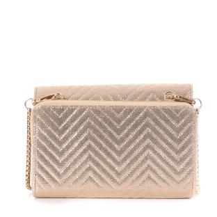 Sac à Bandoulière Doré Femme Stella Green Chevron vue 2