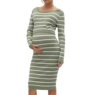 Robe D'allaitement Verte Femme Mamalicious Ewsiv pas cher