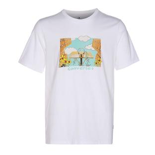 T-shirt Blanc Homme Converse Overgrown pas cher