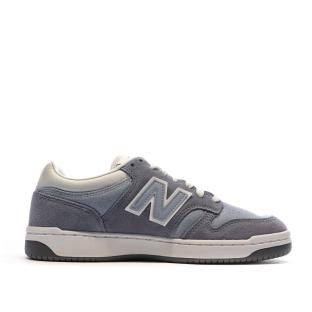 Baskets Bleu Homme New Balance 480 vue 2