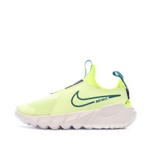 Baskets Garçon Jaune Fluo Nike Flex Runner 2 pas cher