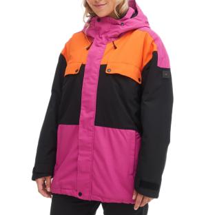 Manteau de ski O'Neill Noir/Rose Femme Tanzanite Jacket pas cher