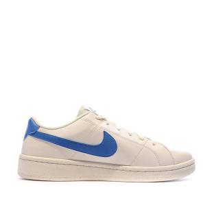 Baskets Blanches/Bleu Homme Nike Court Royale 2 vue 2