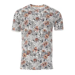 T-shirt Gris/Orange Homme RMS26 Aop pas cher