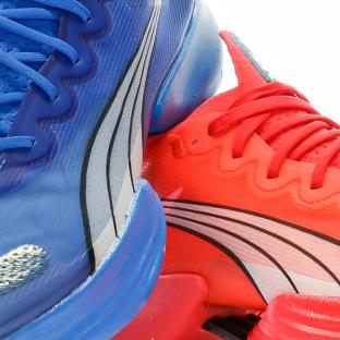 Chaussures de Running Bleu/Rouge Femme Puma Nitro Elite vue 7
