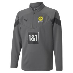Borussia Dortmund Sweat Gris football Garçon Puma 2022/23 pas cher