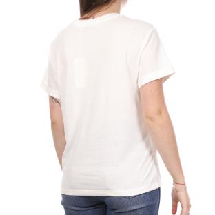 T-shirt Blanc Femme Teddy Smith Telia vue 2
