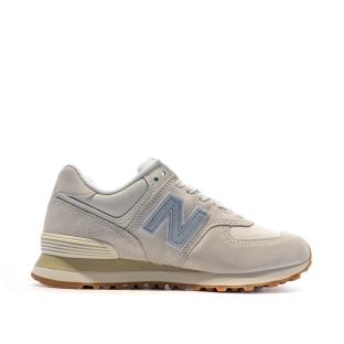 Baskets Blanches Femme New Balance 574 vue 2