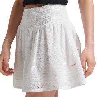 Jupe Blanche Femme Superdry Vintage Lace pas cher