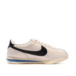 Baskets Blanches/Noires Homme Nike Cortez Leather vue 2