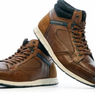 Baskets Marron Foncé Homme Redskins Zouki vue 7