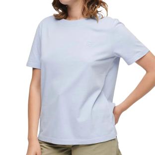 T-shirt Bleu Femme Superdry Vintage Logo pas cher