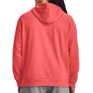 Sweat Capuche Rouge Homme Under Armour Rival Fleece Logo vue 2