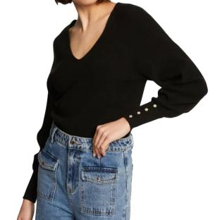 Pull Noir Femme Morgan MPANDA pas cher