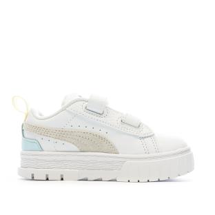 Baskets Blanches Fille Puma Mayze Daisy vue 2