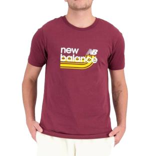 T-shirt Bordeaux Homme New Balance MT31908BG pas cher