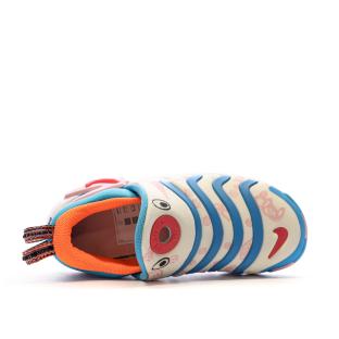 Baskets Blanche/Bleu/Orange Fille Nike Dynamo Go vue 4