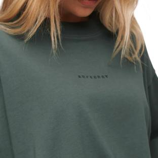 T-shirt Vert Femme Superdry Micro Logo vue 2