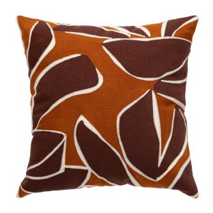 Coussin Orange/Violet Atmosphera Brod Hary pas cher