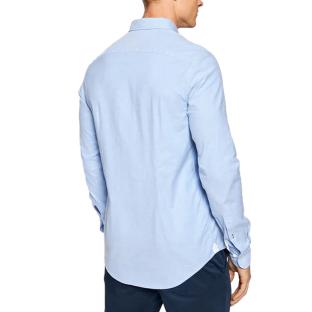 Chemise Bleu Homme Tommy Hilfiger Entry Poplin vue 2