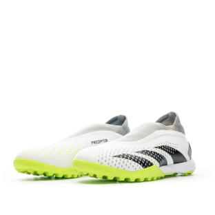 Chaussures de foot Blanc/Vert Homme Predator Accuracy.3 TF vue 6