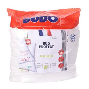 Lot de 2 Oreillers Dodo Duo Protect 60x60 pas cher